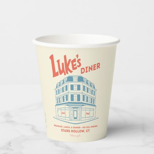 Gobelets En Papier Luke’s Diner Stars Hollow Design (Recto)