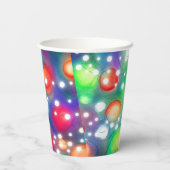 Gobelets En Papier Lumières de Noël (Verso)