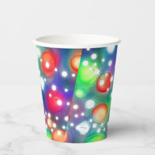 Gobelets En Papier Lumières de Noël