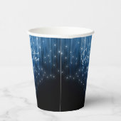 Gobelets En Papier Lumières en cascade Sweet 16 Blue ID790 (Droite)