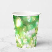 Gobelets En Papier Lumières vertes (Verso)