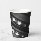 Gobelets En Papier Luminaires noir et blanc (Gauche)