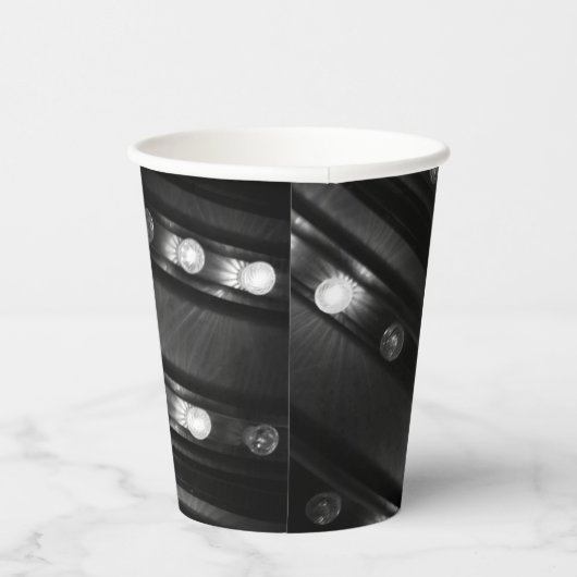 Gobelets En Papier Luminaires noir et blanc (Droite)