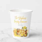 Gobelets En Papier Luscieux Lemon Cake Ginger Tea Famille Réunion (Recto)