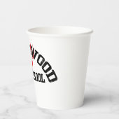 Gobelets En Papier Lycée de Springwood (Verso)