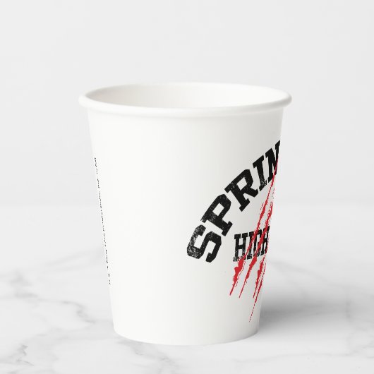 Gobelets En Papier Lycée de Springwood (Recto)