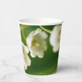 Gobelets En Papier Lys blancs de la vallée (Convallaria majalis) (Gauche)