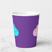 Gobelets En Papier m. & mme Ballotin de coeurs (Gauche)