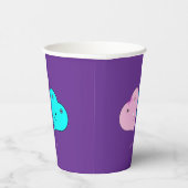 Gobelets En Papier m. & mme Ballotin de coeurs (Droite)