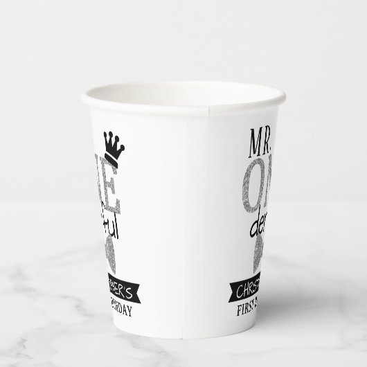 Gobelets En Papier M. ONEderful 1er anniversaire (Droite)