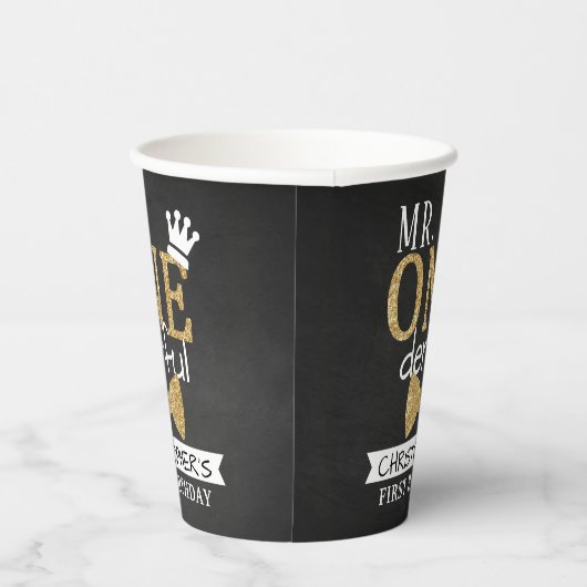 Gobelets En Papier M. ONEderful 1er anniversaire (Droite)