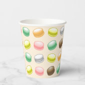Gobelets En Papier Macarons Sweet 16 Fête (Verso)