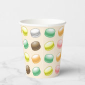 Gobelets En Papier Macarons Sweet 16 Fête (Droite)