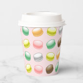 Gobelets En Papier Macarons Sweet 16 Fête (Verso)
