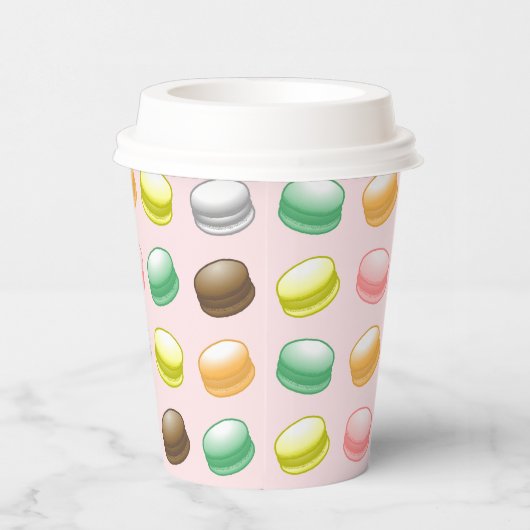 Gobelets En Papier Macarons Sweet 16 Party (Droite)