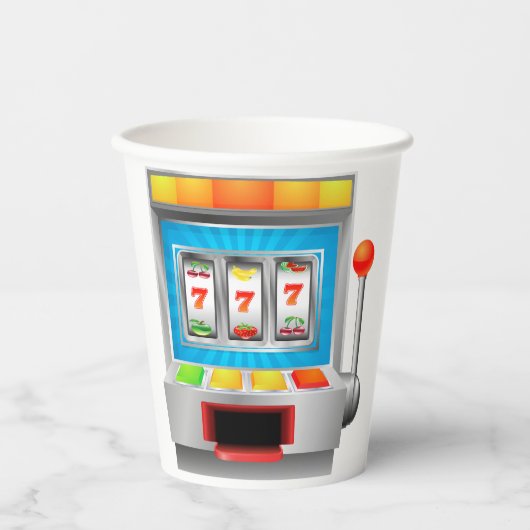 Gobelets En Papier Machine à sous (Recto)