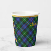 Gobelets En Papier MacKenzie Noël Tartan personnalisé (Gauche)