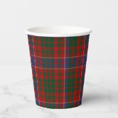 Gobelets en papier MacRae Tartan Plaid (Recto)