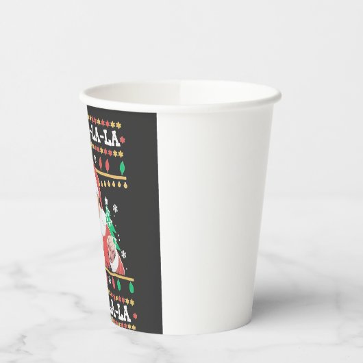 Gobelets En Papier Maga La La La Trump Noël Inauguration 47e (Gauche)