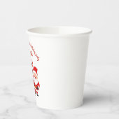 Gobelets En Papier Magical Santa Birthday Design for Kids (Gauche)