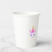 Gobelets En Papier Magical Unicorn Personalized Name (Droite)