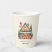 Gobelets En Papier Magie de Noël scandinave (Recto)