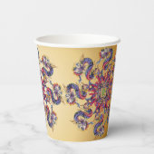 Gobelets En Papier Mah Jongg Dragon Année Coupes de papier (Verso)