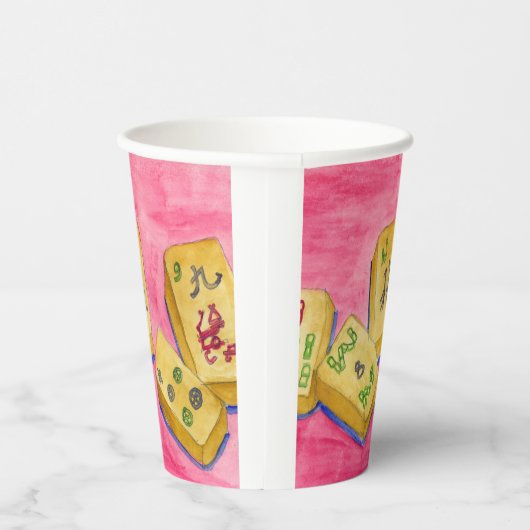 Gobelets En Papier Mahjong (Droite)