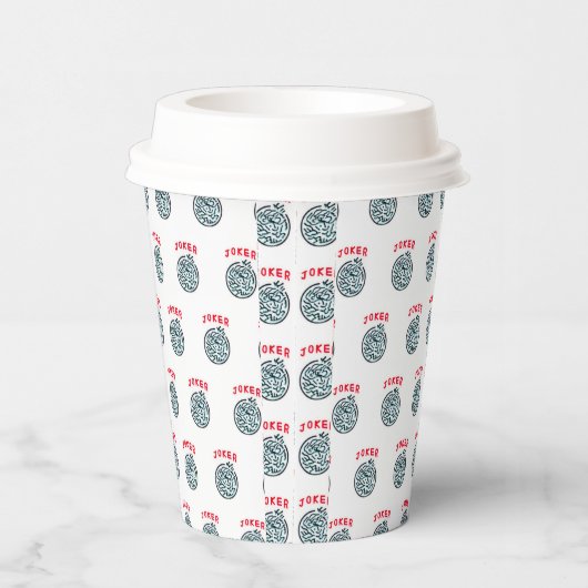 Gobelets En Papier MahJong game symbol Joker tile (Droite)