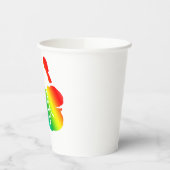 Gobelets En Papier Main arc-en-ciel (Gauche)