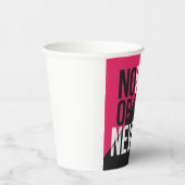 Gobelets En Papier Maintenant ou jamais" (Droite)