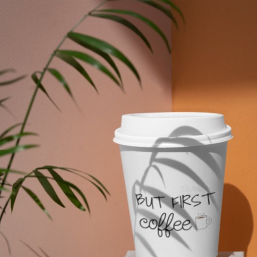 Gobelets En Papier Mais D'Abord, Le Café
