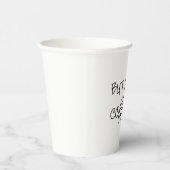 Gobelets En Papier Mais D'Abord, Le Café (Droite)