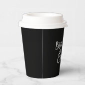 Gobelets En Papier Mais le premier café noir (Droite)