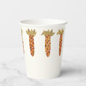 Gobelets En Papier Maïs ou Bon thanksgiving de maïs indien (Verso)