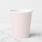 Gobelets En Papier Mais Premier Café Soft Pink Simple (Verso)