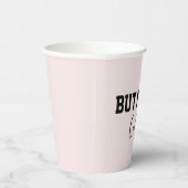 Gobelets En Papier Mais Premier Café Soft Pink Simple (Droite)