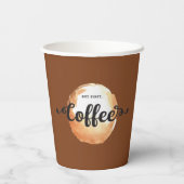 Gobelets En Papier Mais Premier Citation De Café (Verso)