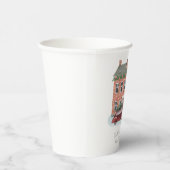 Gobelets En Papier Maison de Noël classique (Droite)