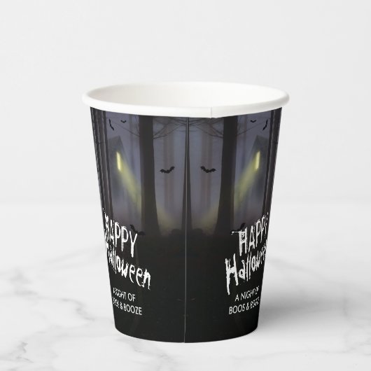 Gobelets En Papier Maison hantée Éffrayant Halloween Party (Droite)