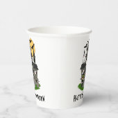 Gobelets En Papier Maison hantée et petite sorcière (Droite)