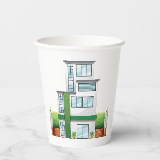 Gobelets En Papier Maison Multistorey (Recto)