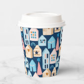 Gobelets En Papier Maisons d'art populaire scandinave (Gauche)