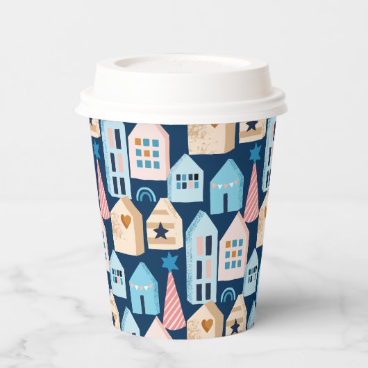 Gobelets En Papier Maisons d'art populaire scandinave (Gauche)