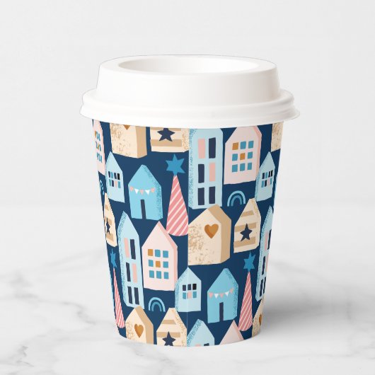 Gobelets En Papier Maisons d'art populaire scandinave (Droite)