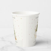 Gobelets En Papier Maisons de neige blanches Joyeux voeux de Noël (Droite)