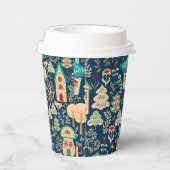 Gobelets En Papier Maisons nordiques Whimsical (Droite)