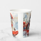 Gobelets En Papier Malamute d'Alaska dans la boue Laisser il neige No (Droite)