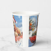 Gobelets En Papier Malinoi belge dans la boue Laisser neiger Noël (Droite)