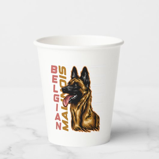 Gobelets En Papier Malinois belge (Recto)